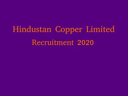 Hindustan Copper Limited Inviting Applications for Trade Apprentice Post, Selection Through Merit