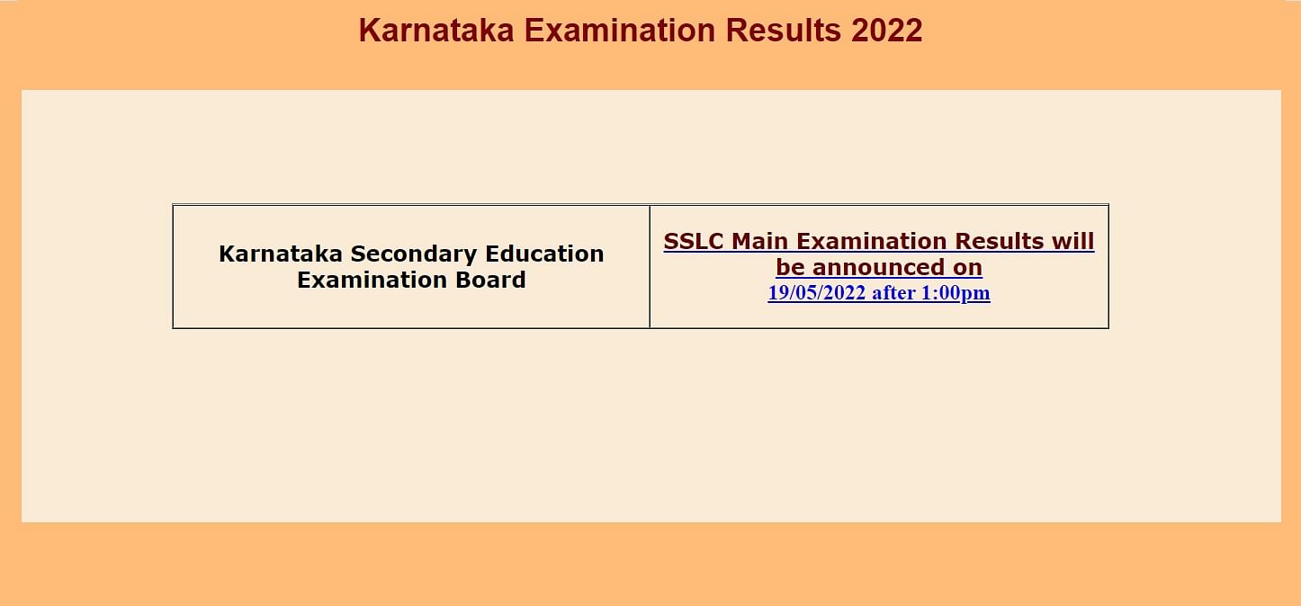 Karnataka SSLC Result 2022 Declared: Check Steps and Direct Link Here