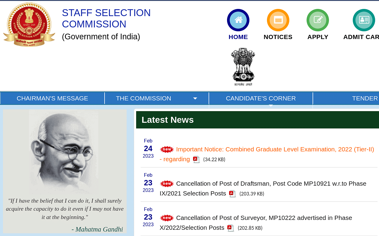 Ssc Mts Application Correction Window Opens Today Heres How To