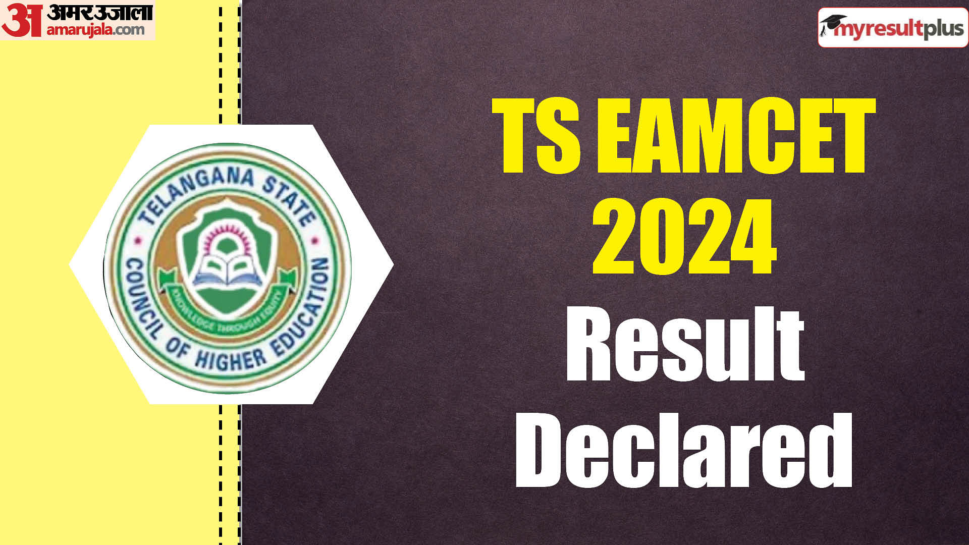 TS EAMCET Result 2024 Out now, Read the pass percentage and Name of toppers here