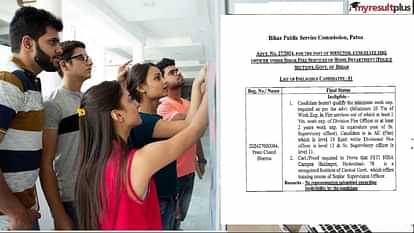 BPSC Director-Cum-State Fire Officer Recruitment 2024: Vacancy Withdrawn; Read Details Here