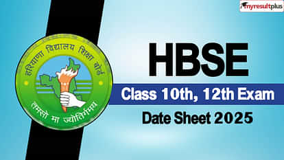 HBSE Class 10th and 12th Exam Date Sheet 2025 out now; Exams from 27 February, Check the full schedule here