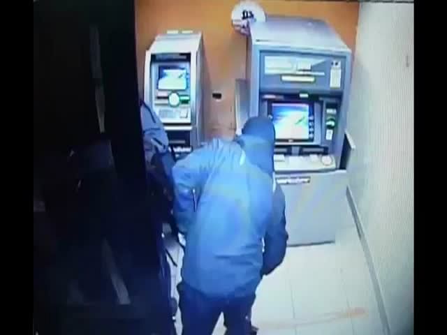 hackers steal into atm machine and steal cash