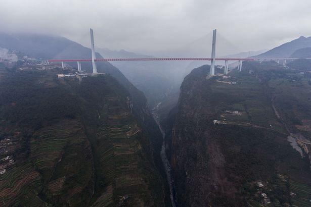 china opens worlds' highest bridge 