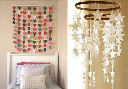 Different ways of decorating room