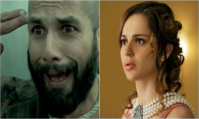 Why kangana is saying that living with shahid was like a nightmare 