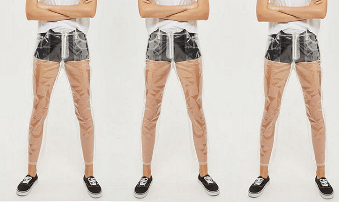 Viral and Trending New Plastic Jeans is in the market 