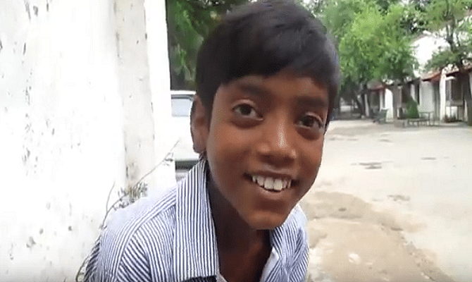 Viral and trending Video of An Indian child who is singing Justin Bieber's song Baby Baby