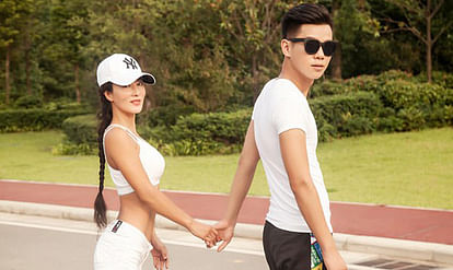 Super-fit mother Liu Yelin looks so young people think her 22-year-old son is her boyfriend
