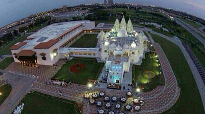 The biggest hindu temple is to be inaugurated in New Jersey in US