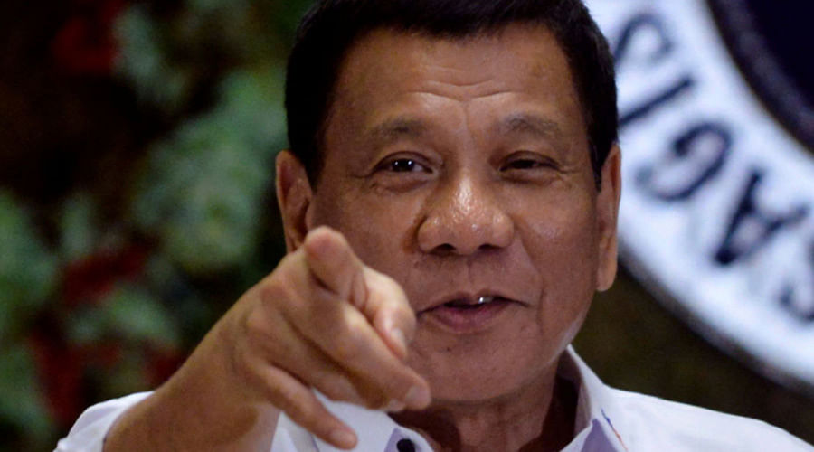 Philippines President Rodrigo Duterte says soldiers can rape women under martial law