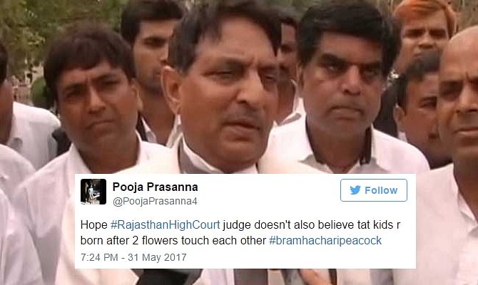 Funny Twitter reactions on Rajasthan's High Court Judge's remark that peacock don't have sex 