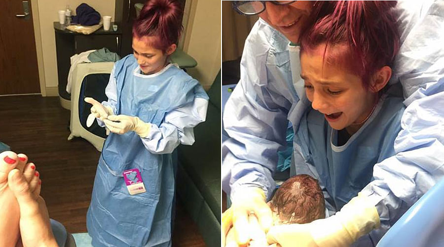Viral and trending: 12-year-old girl helps deliver her baby brother