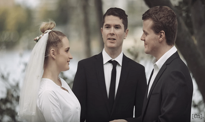 Viral and Trending Funny Video of a amazing Facebook wedding and funny oath