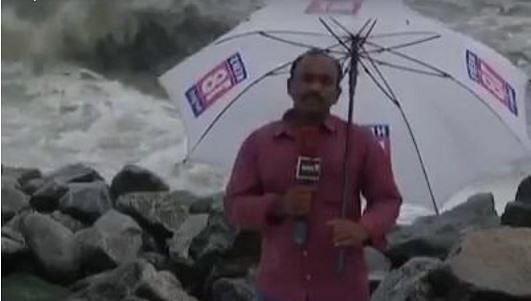 Kerala reporter videos goes viral on social Media 