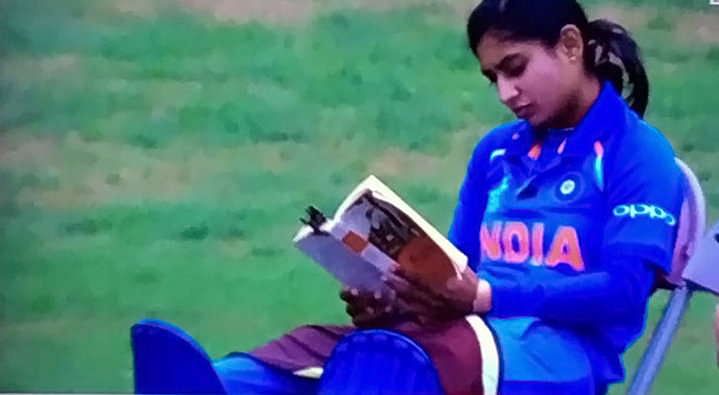 Twitter reaction on Mitali Raj viral photo during icc womens world cup match 