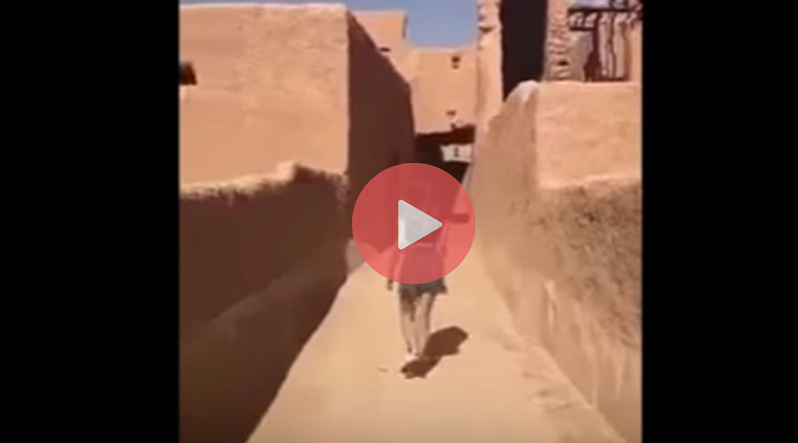 Girl wearing mini skirt shoots video in Saudi Arabia is now most wanted!