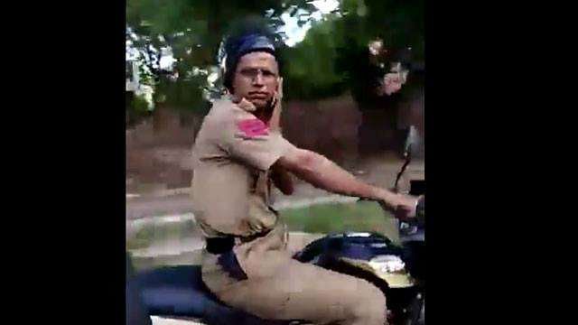 Chandigarh Cop suspended for slapping man who interrupted him talking on phone while driving