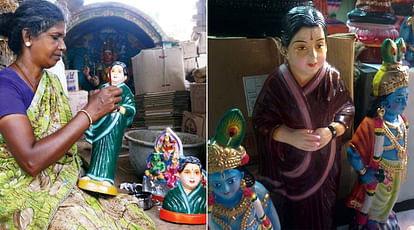 Amma Doll named after Jayalalitha is highly in demand in Tamilnadu during Navratri Festival