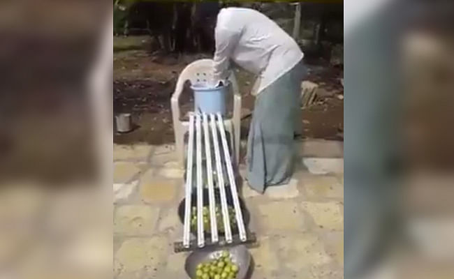 Man developed a method for grading lemons via jugad technology 