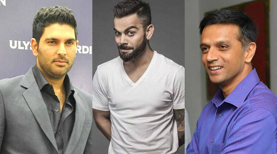 These Indian cricketers are quite good in facing camera 