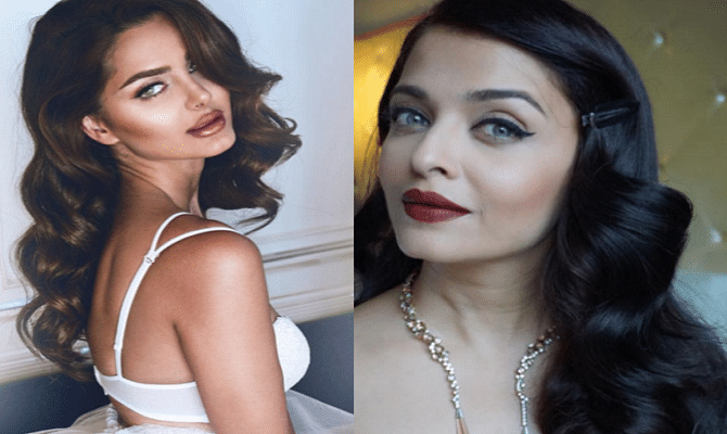 Persian model looks like Aishwarya rai viral photos