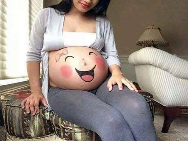 Amazing and mind blowing pregnant belly art pictures 