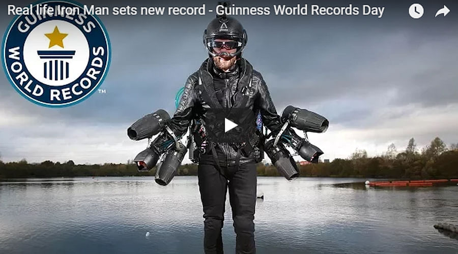   This Man’s Iron Man Suit Sets Guinness World Record For Top Speed