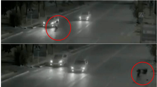  God ‘flashes’ across to save girl from getting run over by car