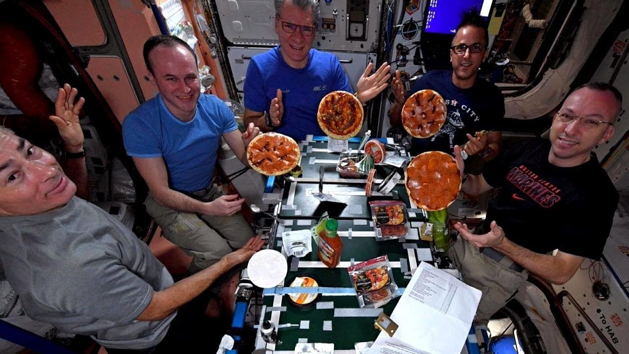 Nasa Astronaut enjoying Pizza party at space, video viral  