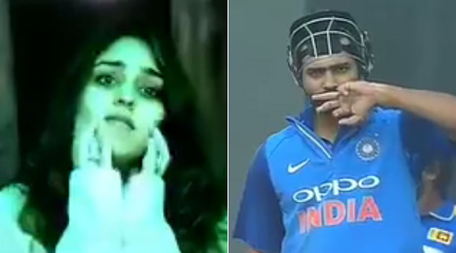 Rohit Sharma Flying Kiss For Wife After Hitting 200 was the Best Gift for 2nd Anniversary