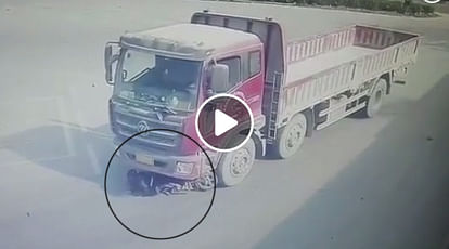 VIDEO: Woman miraculously survives after hit and dragged by a big truck