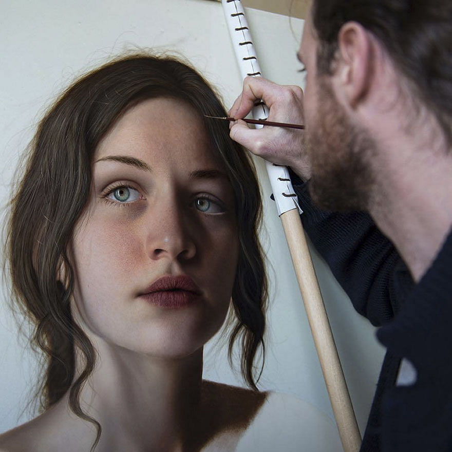 Amazing painting by italian artist marco grassi