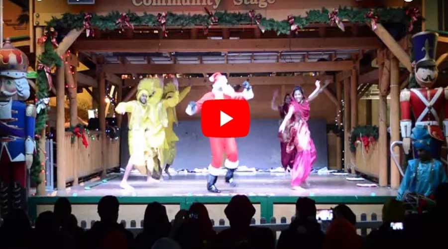 Santa doing dance on punjabi Song, video goes viral 