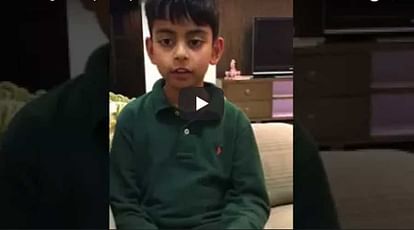 Kid talking about peace practice, video goes viral 