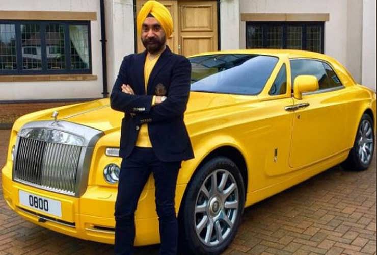 He matches his turbans to his rolls royces to win a challenge 