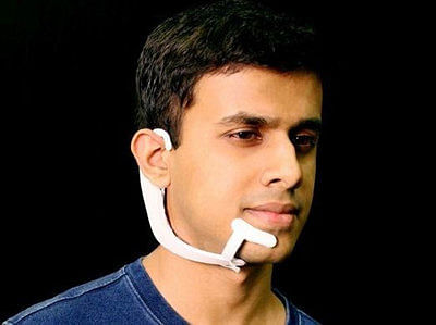 this device will help to talk people without uttering a voice 
