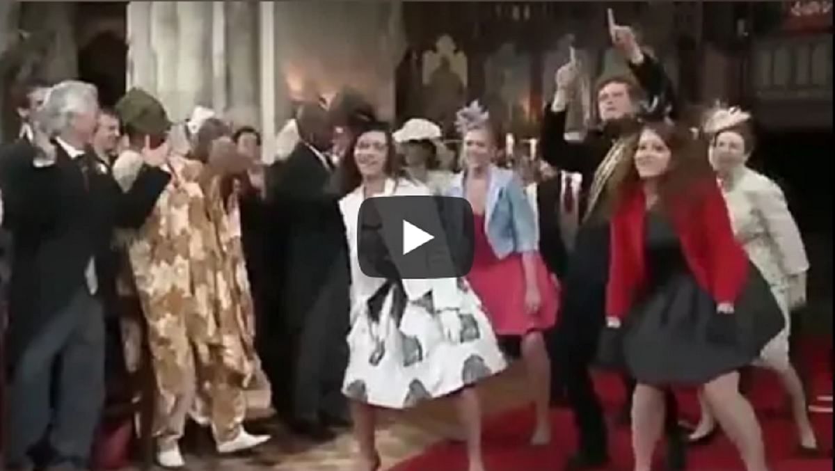 Royal wedding spoof ft. teri aakhya ka yo kajal, video goes viral on social media 