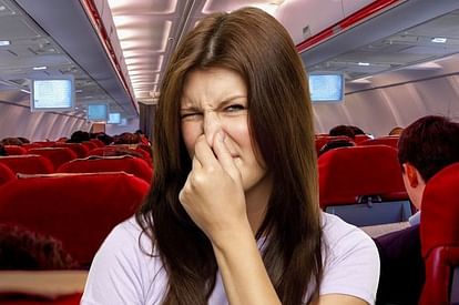 smelling passenger in plane