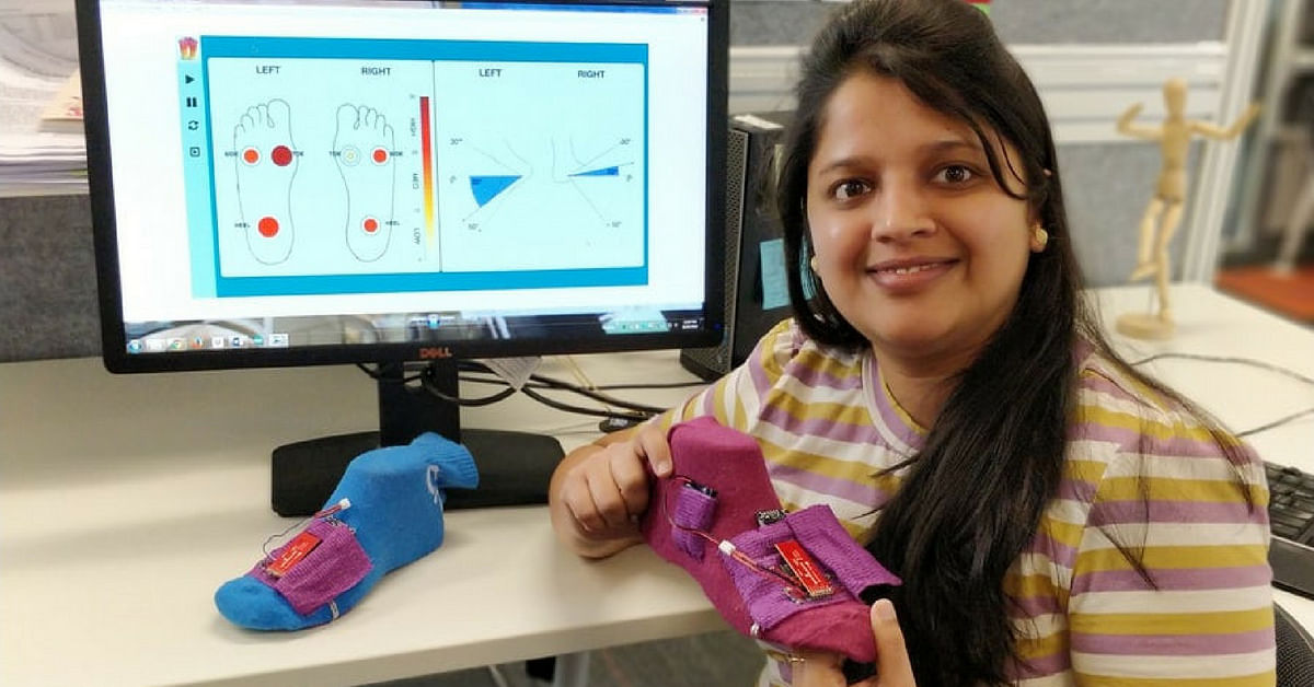 Smart socks invented by Indian Phd Scholar in Australia 