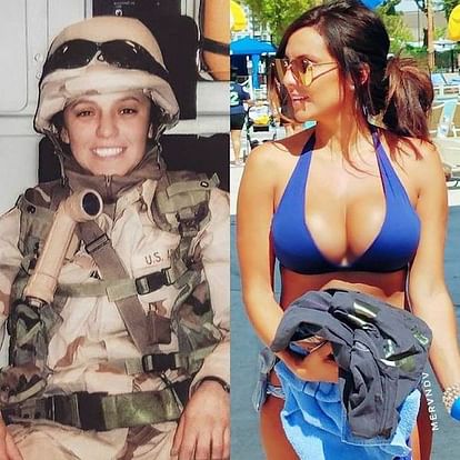 beautiful Female soldier 