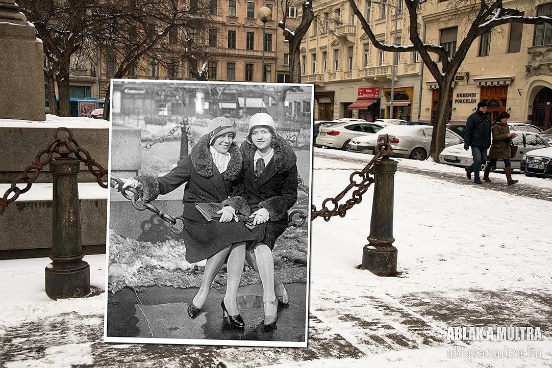 Photographer Travel Back with the help of combining old and Modern Day photos 
