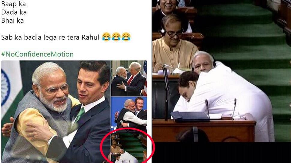 twitter reaction on rahul gandhi speech at parilament 