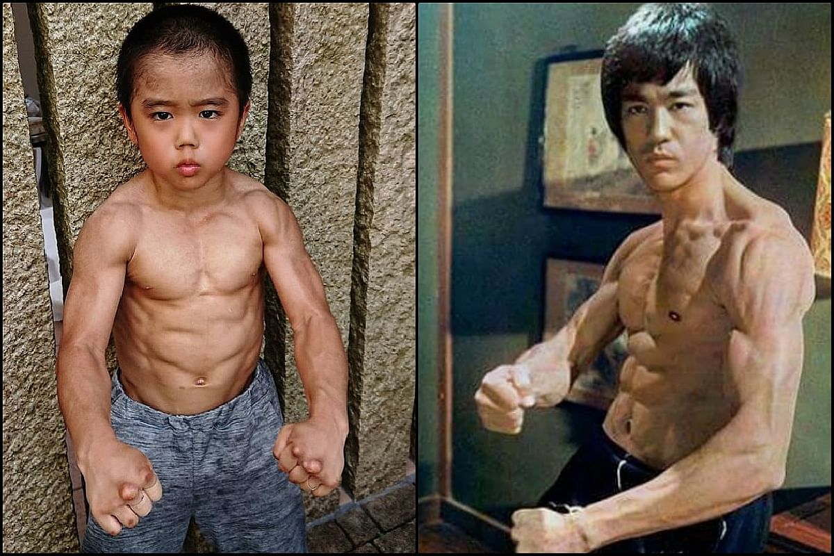 this amazing kung fu kid also known as Mini Bruce Lee on Social Media 