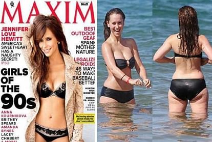 some see Hollywood Celebrities Before and After pictures in magazine cover
