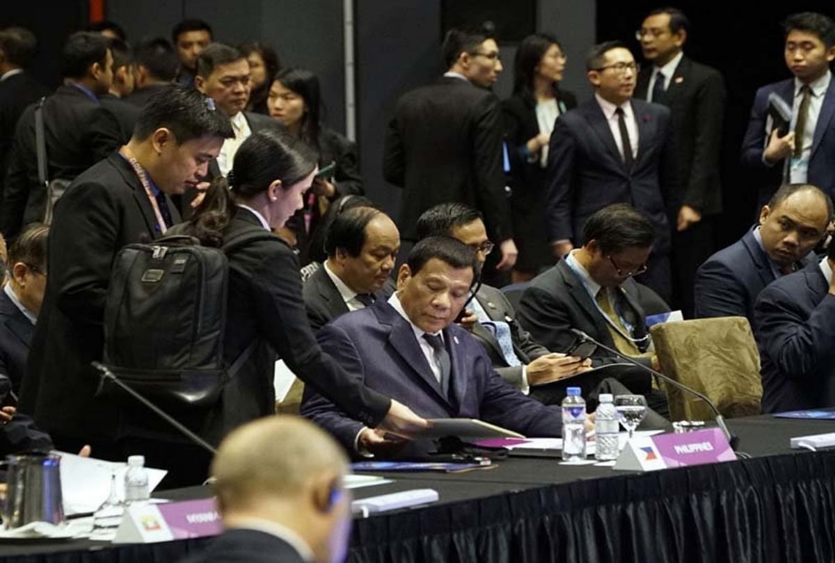 philippines president rodrigo duterte skipped asean meetings to take power naps
