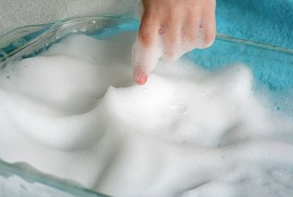 Many Colour of Soap But Foam or froth Colour is Always White why  