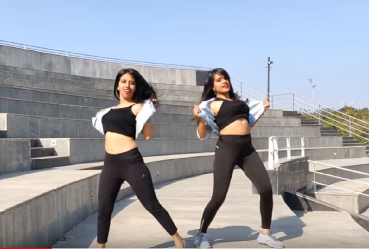 Two girls ultimate dance performance on Aankh Marey song of Film Simba