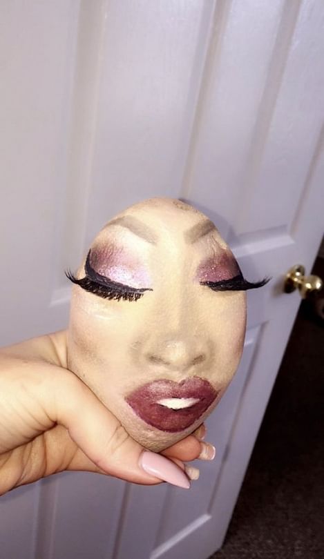 Potatoes makeup video viral after makeup artist showed art on potato