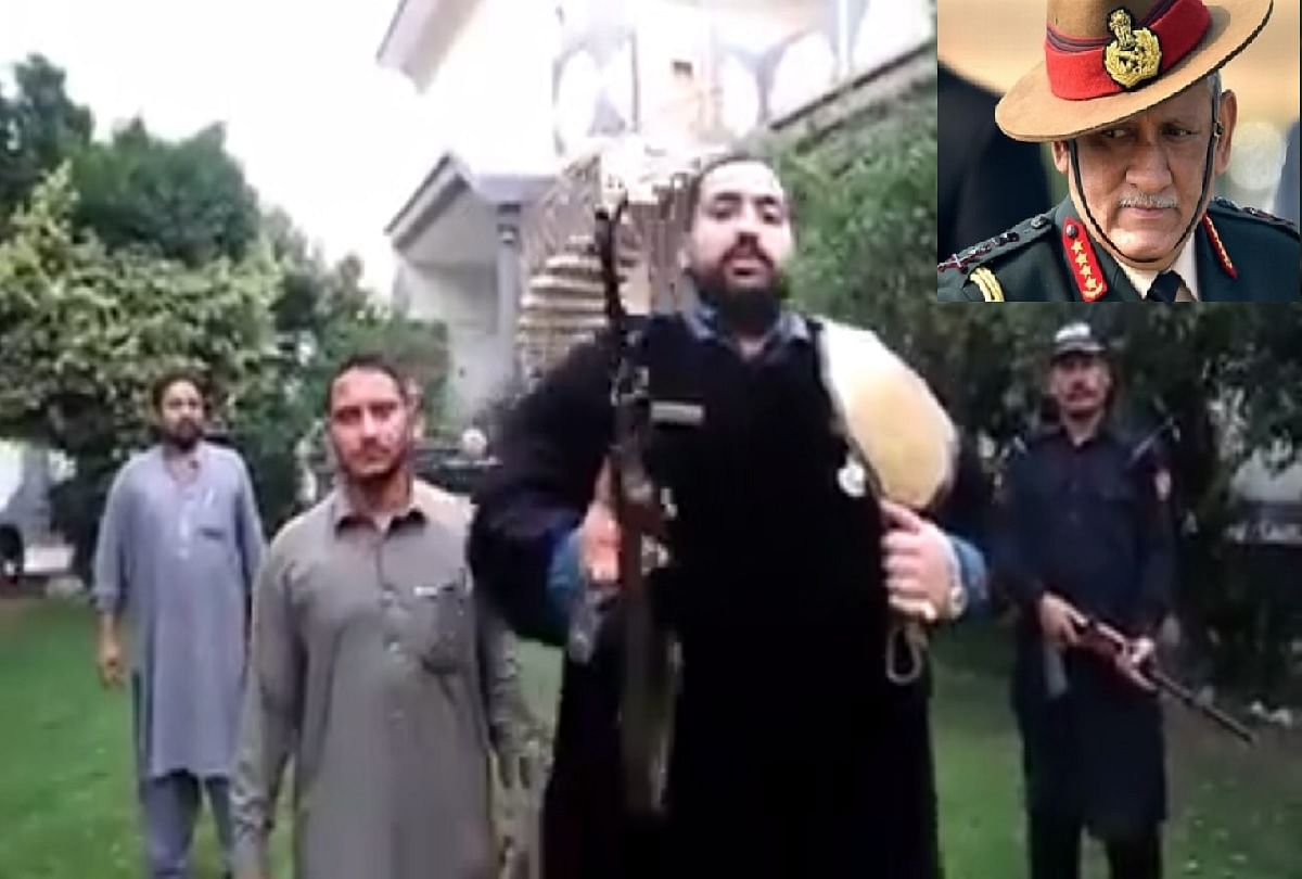Pakistani Hulk Khan baba threatens Army Chief Bipin Rawat Viral Video